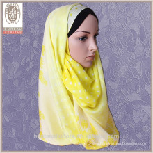 Hijab musulmán de la manera de encargo de la seda 100